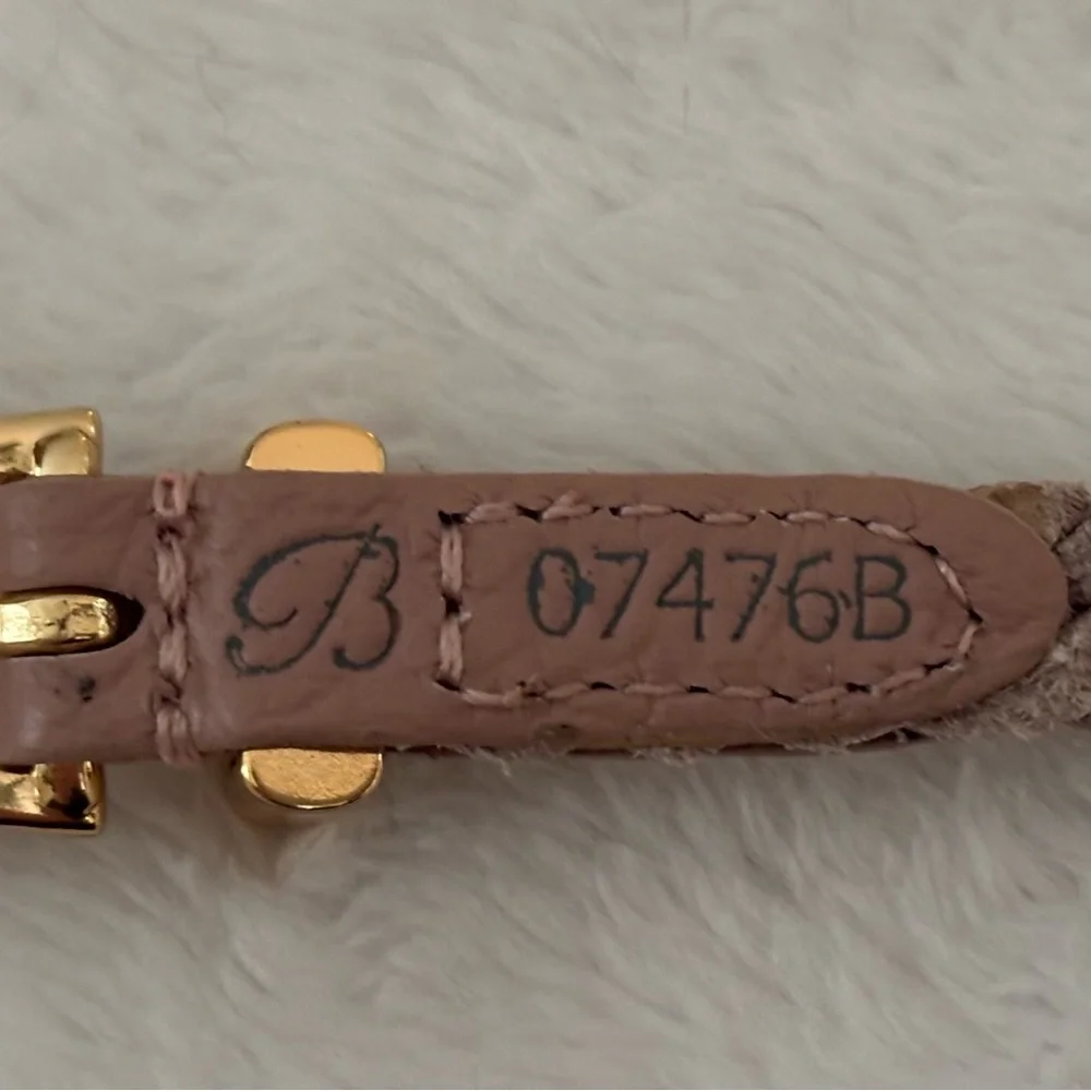 Brighton Roped Heart Pink Braided Bracelet with Gold Heart Accents - Picture 9 of 11